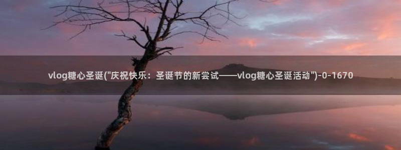 吾爱破解糖心vlog：vlog糖心圣诞(\